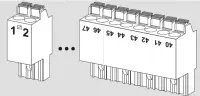 Honeywell TPU-11-01 - Fiche de borne amovible, type enfichable, jeu de 3 fiches, pour CLEA2000Bxx