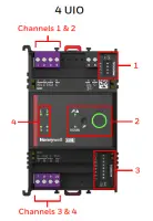 Honeywell IO-4UIO-S-S - 4UIO, SÉRIE, VIS TB – 3