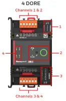 Honeywell IOD-4DORE-S-S - RELAIS 4DO, 2V, SÉRIE, HOA, VIS TB – 3