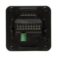 Honeywell WTS3B4BMB/N - Thermostat FCU 240V 2/4 tuyaux, autonome, coque noire, ventilateur 3 vitesses, vannes modulantes – 3
