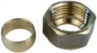 Accessoires -Honeywell ACN-15C- Raccord à bague coupante pour V5822 / V5823 BS G 1/2 x 15 0 mm pour DN 15