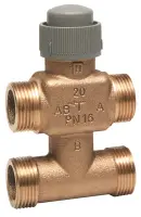 Corps de vanne - Honeywell V5833C1009 - Corps de vanne -DN 15 -3 voies avec Té de bipasse -0.4 [m³/h]