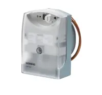 CAPTEURS ToR - Siemens QAF64.2-J - Sonde antigels 0...15°C AC 24V sortie: 0...10VDC + SPDT 250VAC 6 (2)A Longeur du capillaire 2000mm