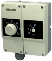 Siemens RAZ-TW.1000P-J - Dual thermostat adjustable ext 15...95°C int 15...95°C (1/2" 100mm)