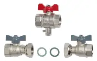 Accessoires - Siemens HMXI-K001001 - Kit De Montage Pour Compteur 110 mm 3/4" - 1/2" 0,6 m³/h Et 1,5 m³/h, Sonde 5,0X45Mm, M10X1mm (Sans Tube De Substition)
