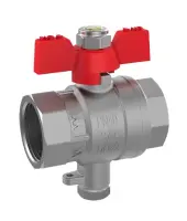 Accessoires - Siemens WZT-K12 - Vanne à boisseau 1/2" pour sonde DS M10x1mm (5.4 x 27.5mm)
