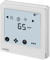 Siemens RDF870MB - Régulateur Écran Tactile Semi-Encastré Pm2.5 & Co2, Modbus – 1