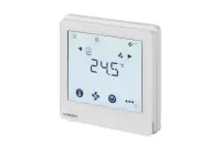 Siemens RDF880KN - Thermostat d'ambiance KNX tactile encastrable pour applications de chauffage et/ou VRF Room Unit avec interface KNX vers VRF Gateway, pour boîtes à gaines carrées et rondes