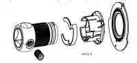 Accessoires - Siemens ASK74.17 - Adaptateur D'Arbre, Gm, Carré, 15mm