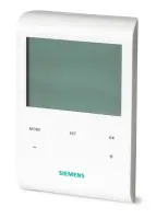Thermostat à l'horloge - Siemens RDE100 -Thermostat ambiance programmable 230V~