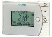 Thermostat à l'horloge - Siemens REV13 -Room thermostat with 2-point control and 24-hour time switch, batteries, only heating