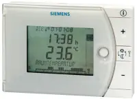 Thermostat à l'horloge - Siemens REV24 -Room thermostat with 2-point control and 7-day time switch, batteries, heating or cooling