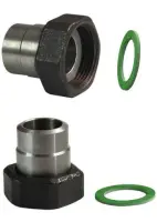 Accessoires -Siemens ALS252- Steel fitting G 1¼" d=33.7 mm set of 2