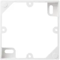 Accessoires - Thermokon 795050 - Cadre PC V0 pour montage en applique NOVOS 3 / WRF04 blanc pur, jeu de fixation chevilles et vis (2x chacune) inclus