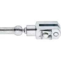 Accessoires - Belimo Z-KS2 -  Pièce de raccordement M6
pour LH..A / CH..
Tête de fourche. articulation axiale avec filetage intérieur M6
boulons de fixation doubles
Support de retenue’
