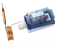 CAPTEURS ToR - Honeywell  FT6960-18 - Thermostat de protection anti-gel pour gaine d'air - Différentiel fixe - 1 Etage - 1.8m - Réarmement manuel