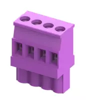  - Honeywell  SCRW-TB-4-PUR-50 - Bornes à vis pour Optimizer Unitary - Violet(4) (vendu par paquets de 50).