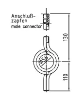 Accessoires - Honeywell U430B -  Siphon pour milieux à haute température