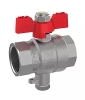 Accessoires - Siemens  WZT-K34 -  Vanne à boisseau 3/4" pour sonde DS M10x1mm (5.4 x 27.5mm)