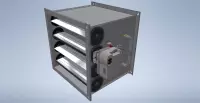 Boîte VAV - Siemens  BSD32-S-010200/1100 - Rect. VAV - 200 x 1100 - No com. - insulated - GDB181.1E/3 act. - 5Nm