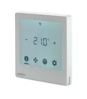  - Siemens  RDF800KN - Régulateur De Température Encastrable Avec Écran Tactile Pour Ventilo 2 Ou 4 Tuy. (Chaud Et FroidmAn. Et Aut.) KNX