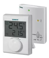 Thermostat RF - Siemens RDH100RF/SET -Thermostat d'ambiance radio fréquence - kit (transmetteur et récepteur)