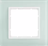 Accessoires - Thermokon 211970 -  Protection boîtier/boîtiers Cadre 1x Berker B.7 verre blanc polaire