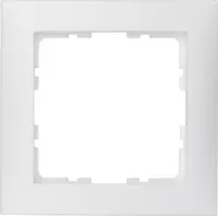 Accessoires - Thermokon 190039 -  Protection boîtier/boîtiers Cadre 1x Berker S.1 blanc polaire mat